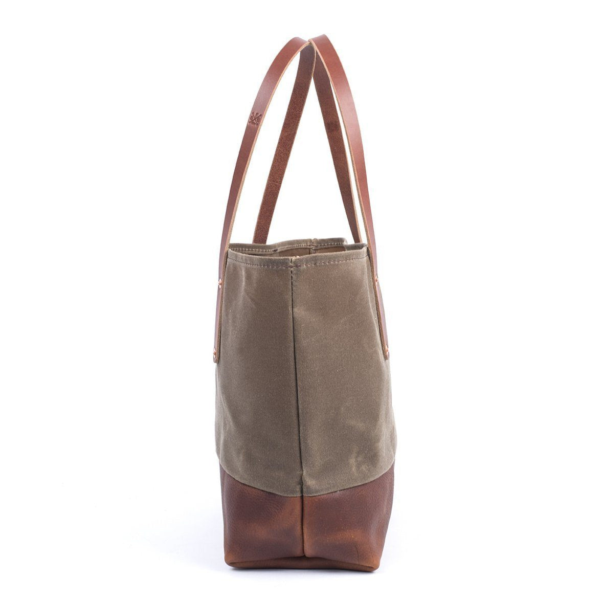AVERY WAXED CANVAS TOTE BAG - LARGE