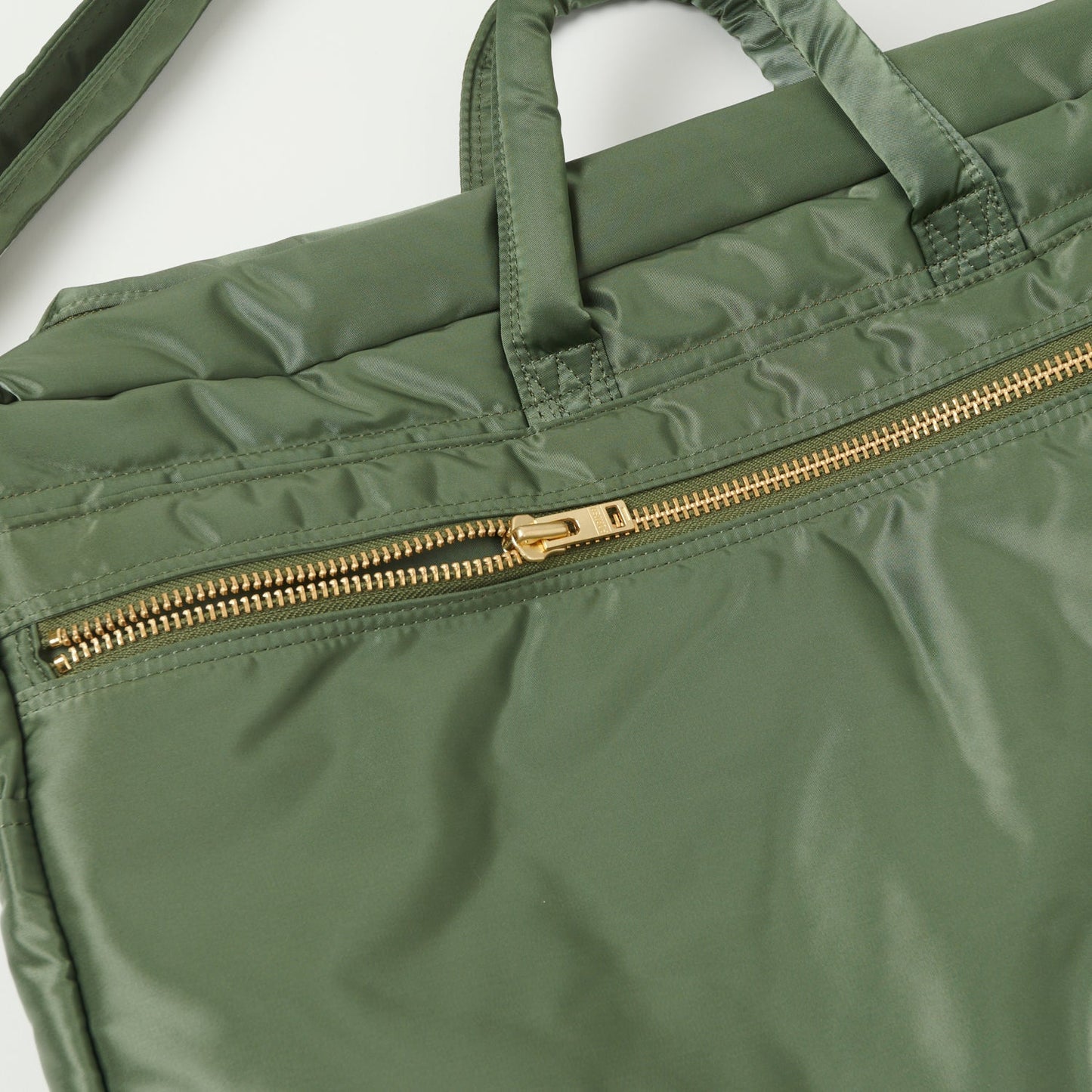 Porter-Yoshida & Co. Small 2-Way Boston Bag - Sage Green