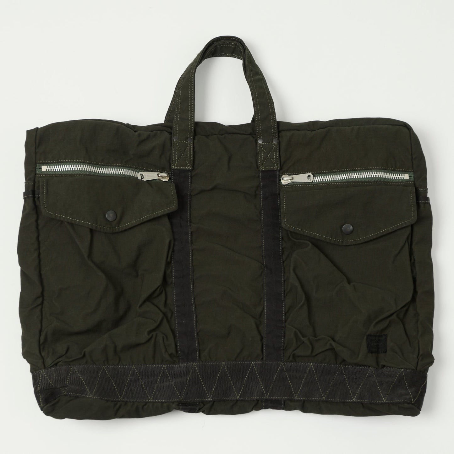Porter-Yoshida & Co. Large Crag 2-Way Boston Bag - Khaki