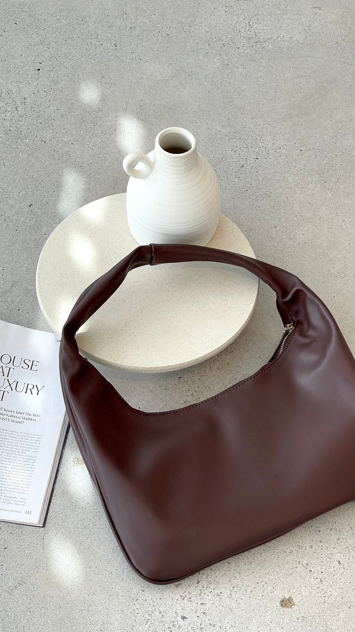 Cromwell Hobo Bag - Brown