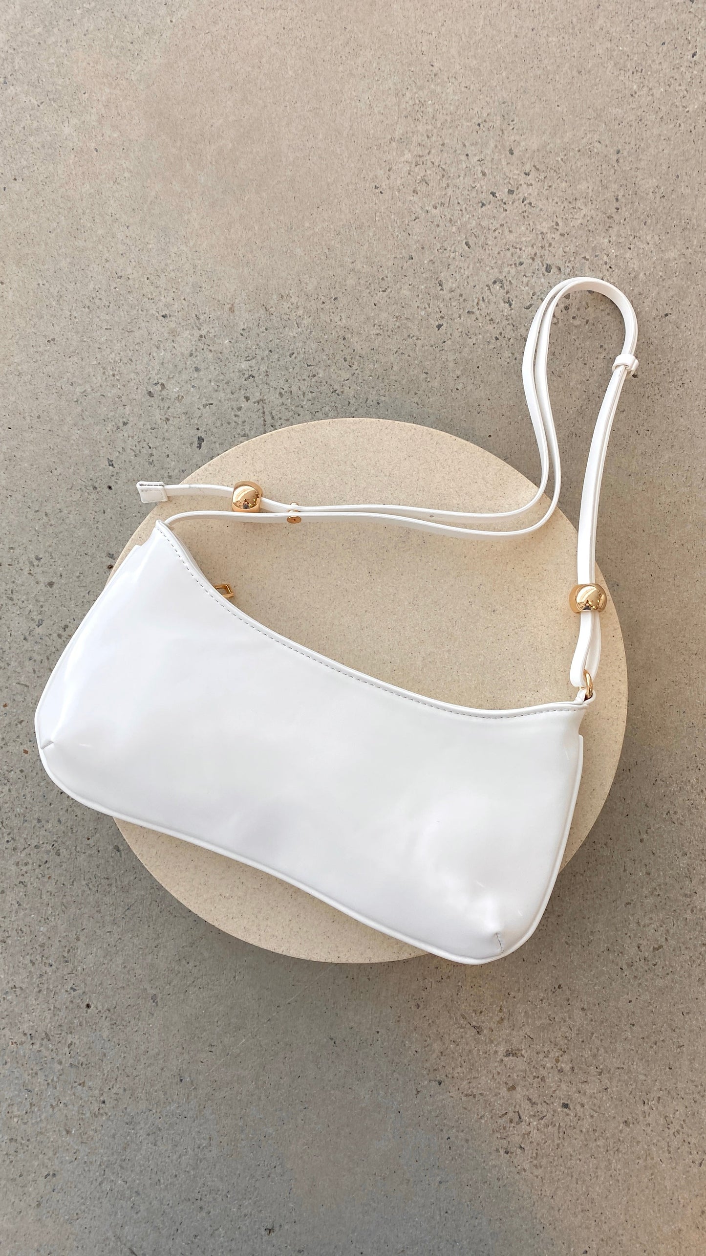 Rosabelle Shoulder Bag - White Shine