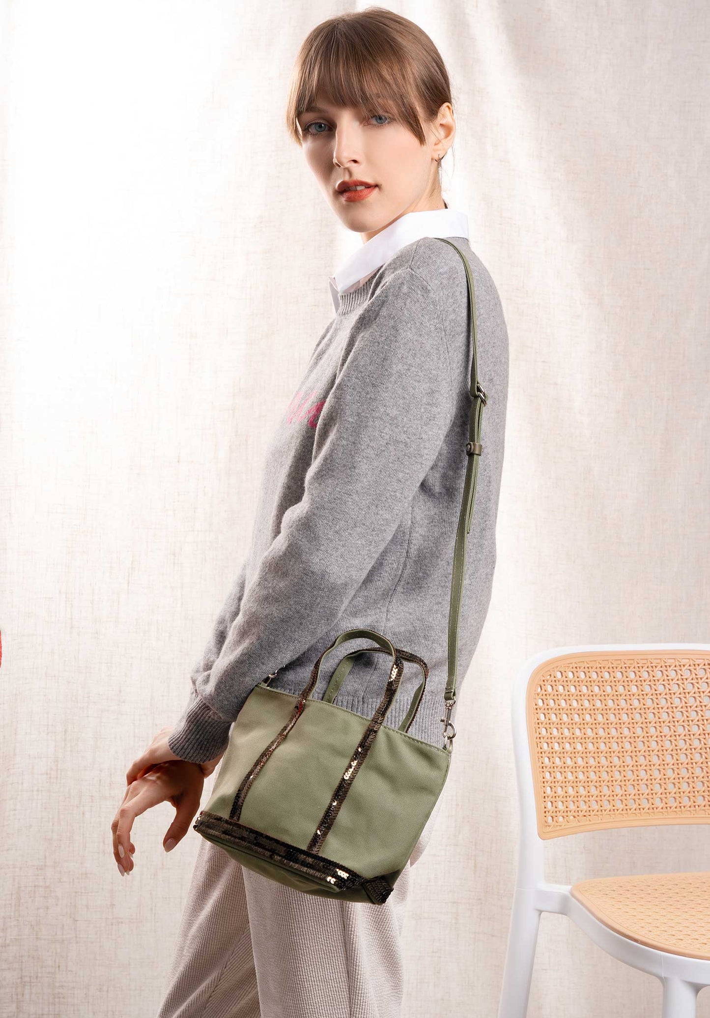 Mini Bag Canvas Cabas Xs Ve01-v40410 Trefle
