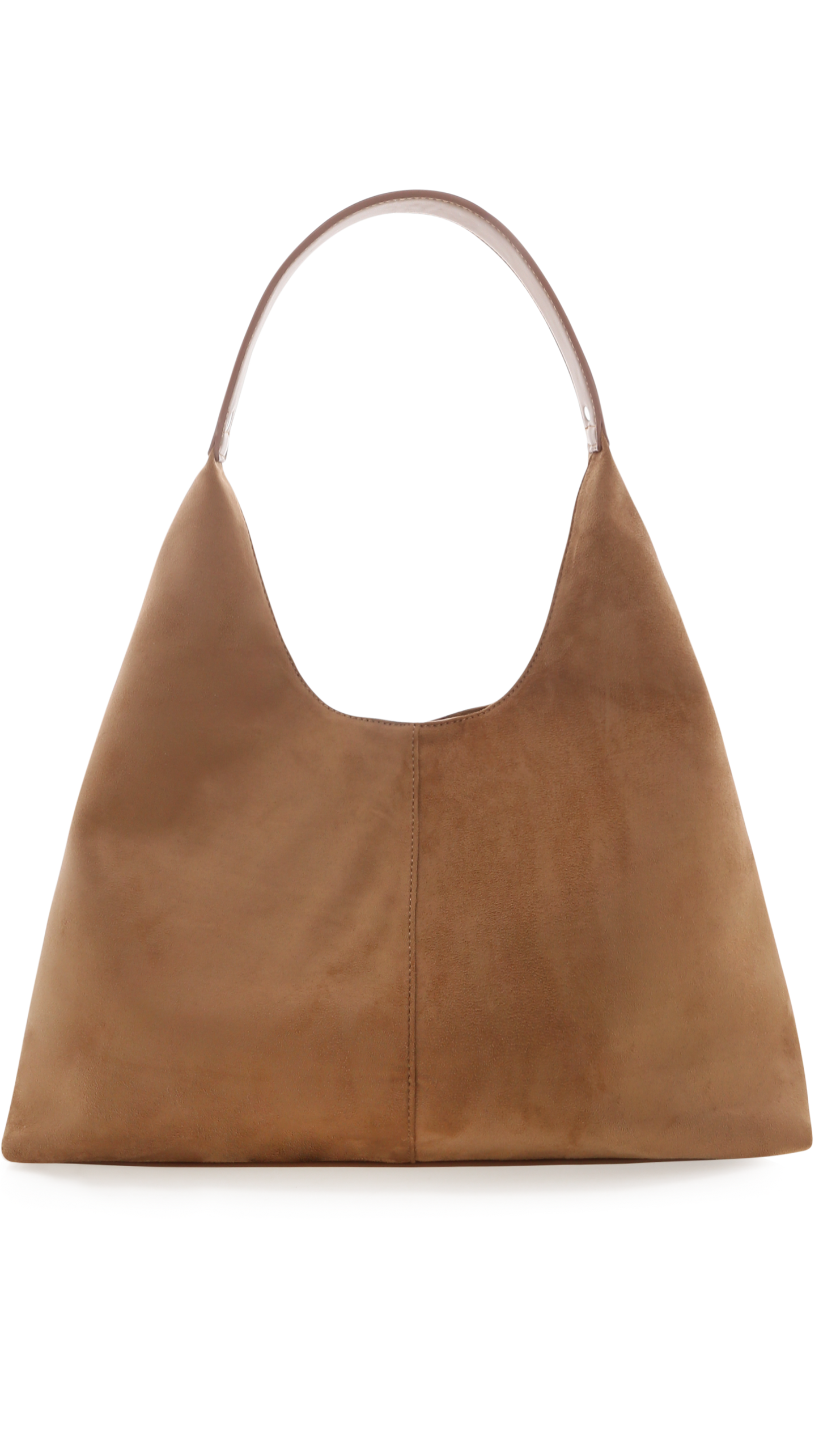 Tammy Shoulder Bag - Dark Tan Suede