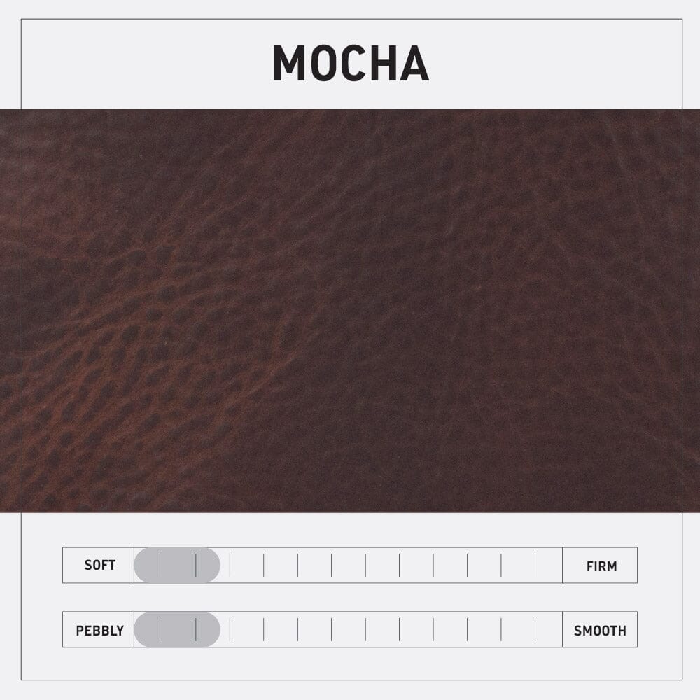 AVERY LEATHER TOTE BAG - LARGE - MOCHA