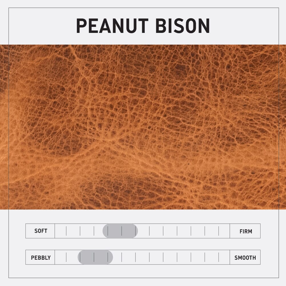 AVERY LEATHER TOTE BAG - MINI CROSSBODY - PEANUT BISON