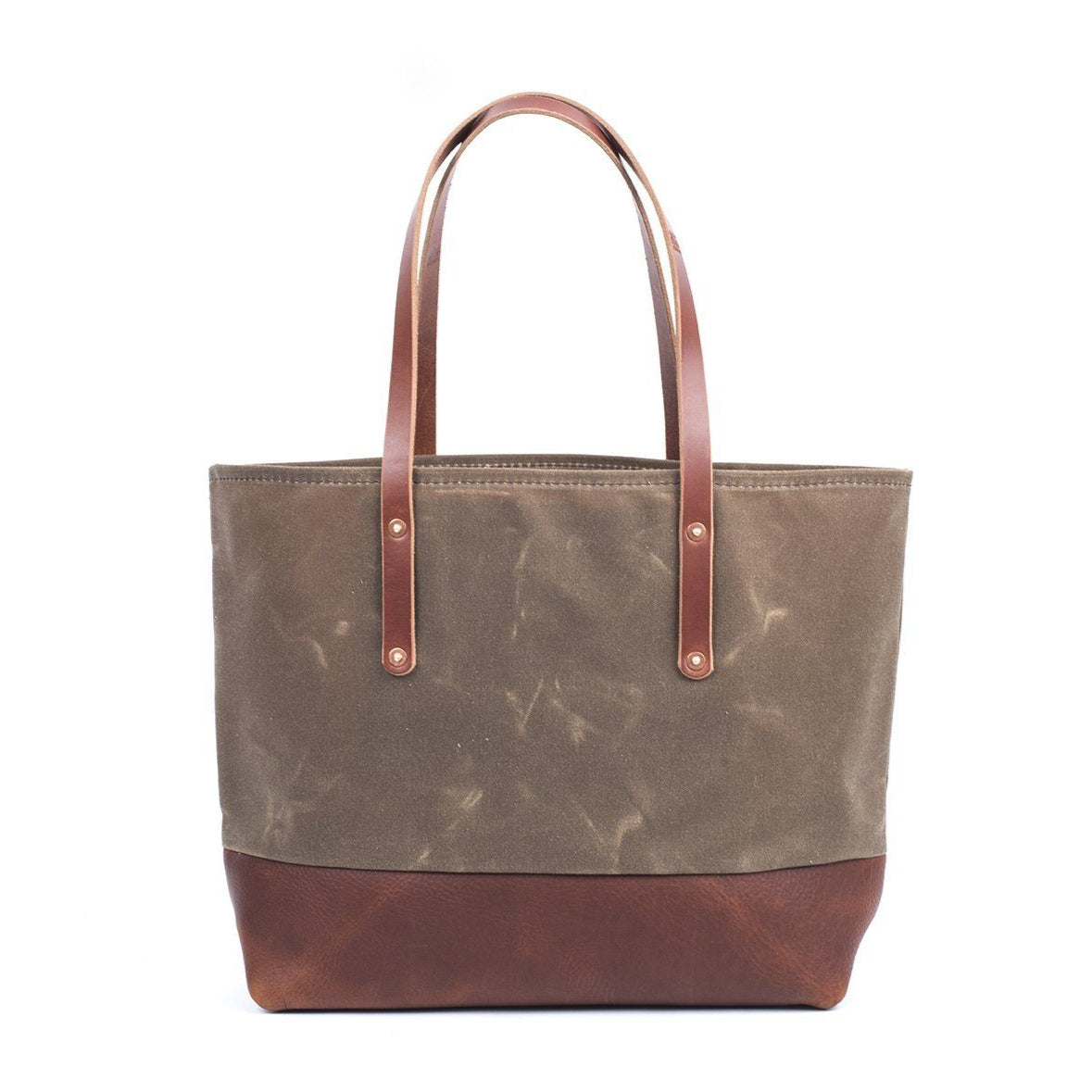 AVERY WAXED CANVAS TOTE BAG - LARGE