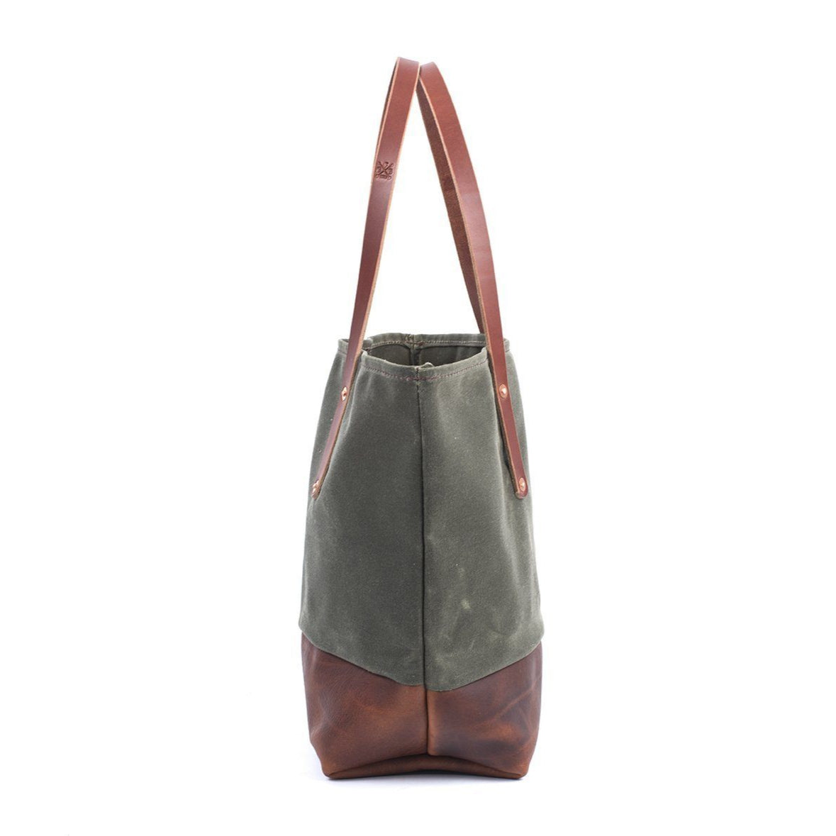 AVERY WAXED CANVAS TOTE BAG - LARGE