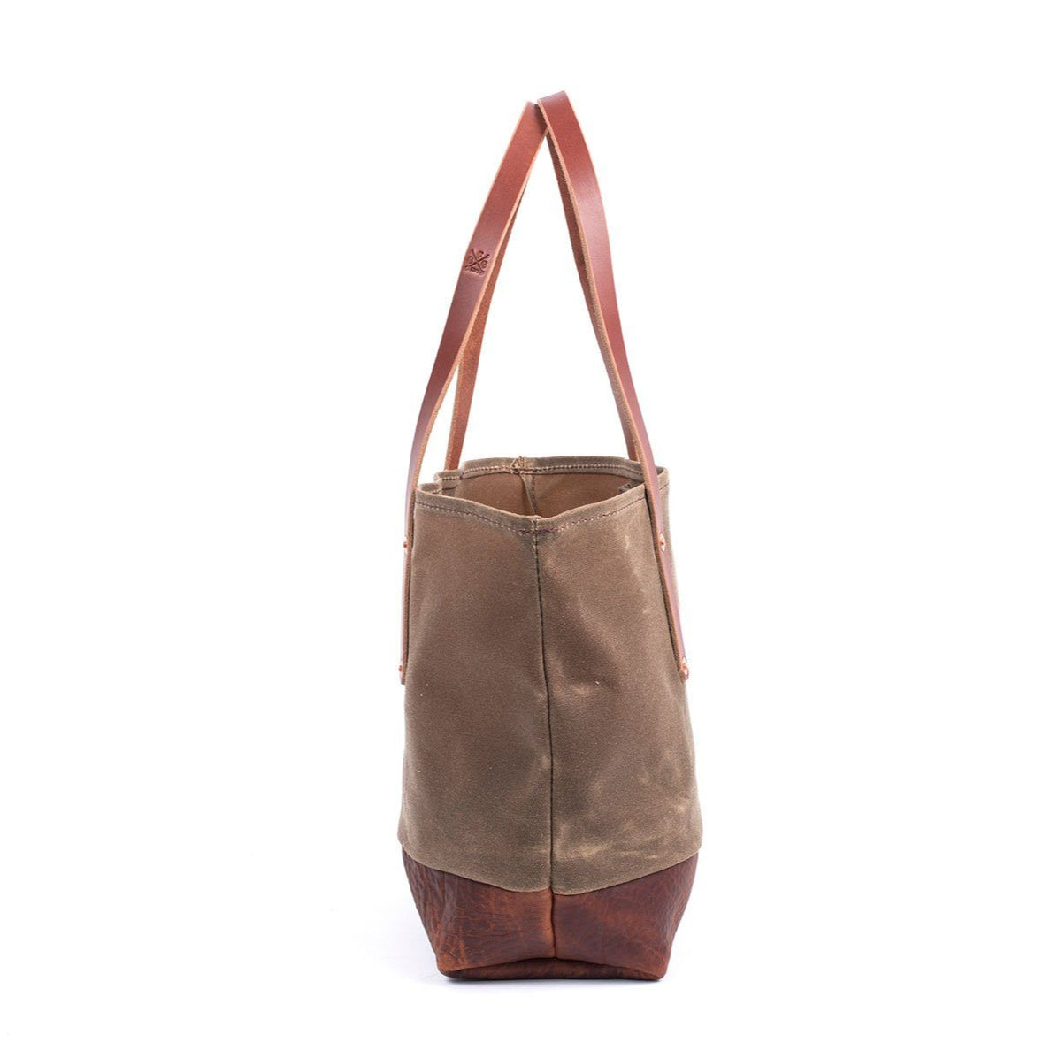 AVERY WAXED CANVAS TOTE BAG - MEDIUM