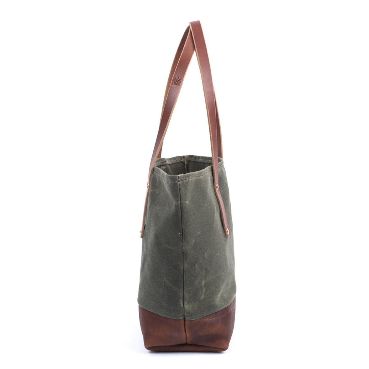 AVERY WAXED CANVAS TOTE BAG - MEDIUM