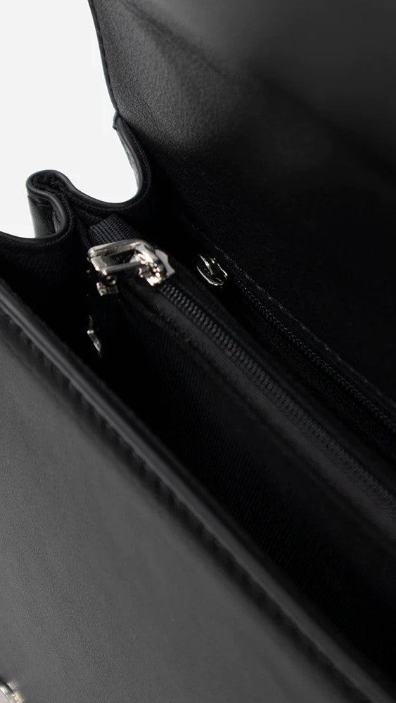 Sol Sana Flap Bag - Black/Silver