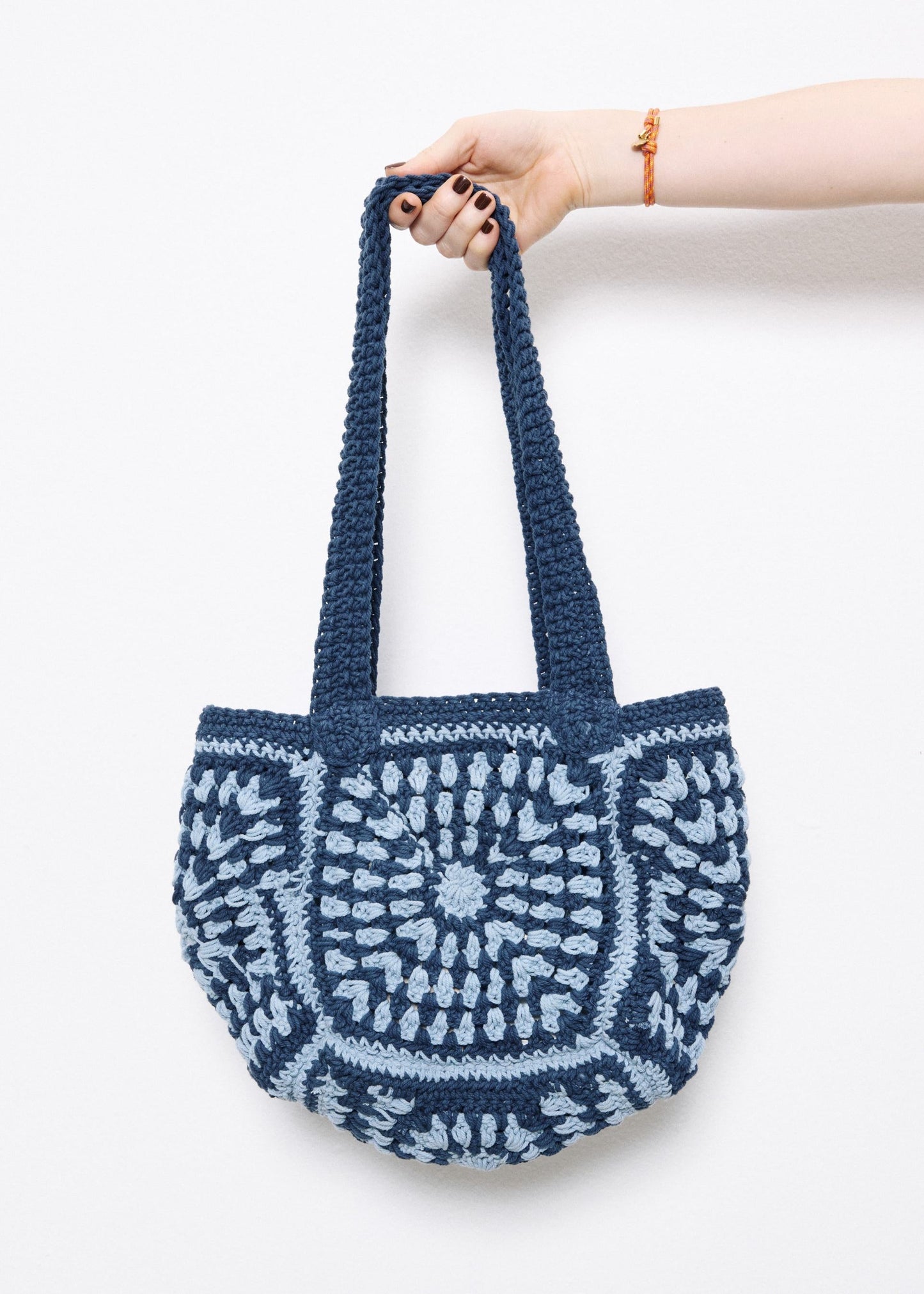 Raffia Ina-25050 Adolphine Bleu-Marine
