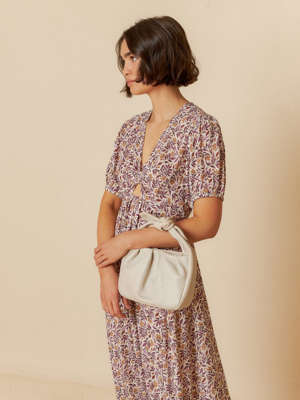 Mini Bag With Bow Ha Kc732 Crudo