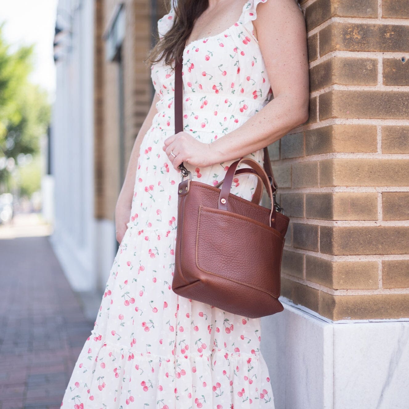 AVERY LEATHER TOTE BAG - MINI CROSSBODY - DELUXE