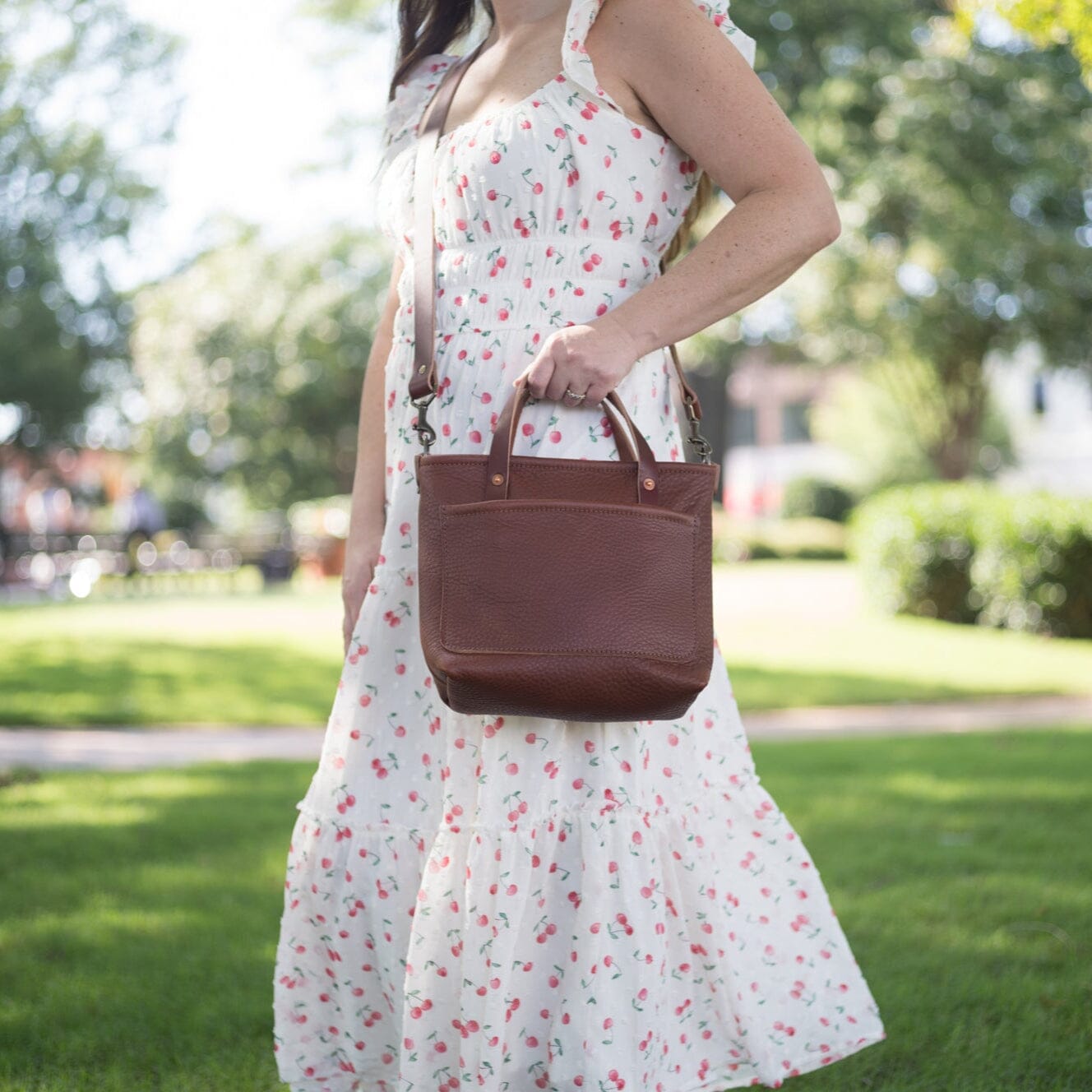 AVERY LEATHER TOTE BAG - MINI CROSSBODY - DELUXE