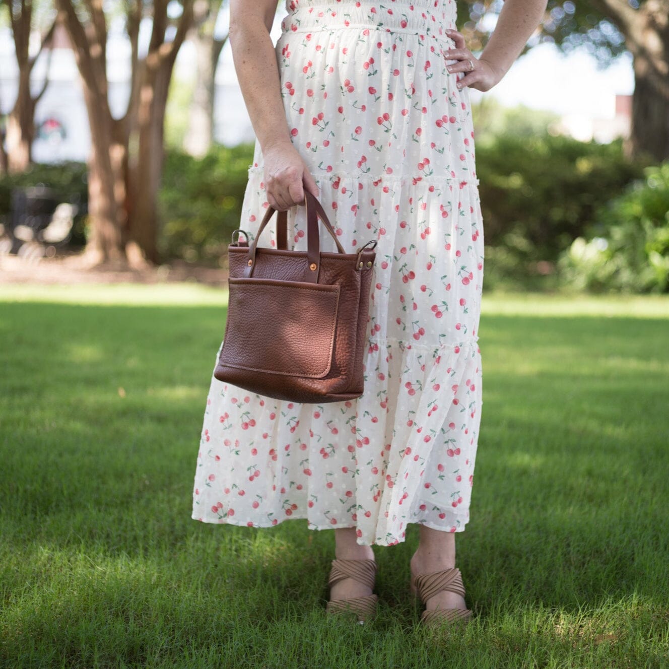 AVERY LEATHER TOTE BAG - MINI CROSSBODY - DELUXE