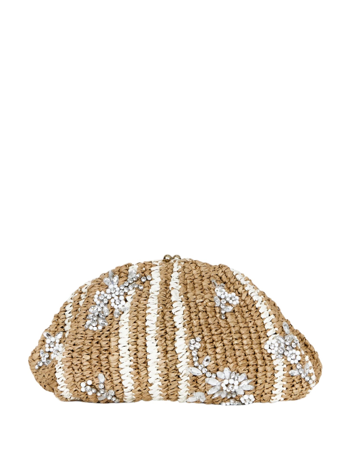 Clutch 670301 Alora Raffia Nat-Ecru
