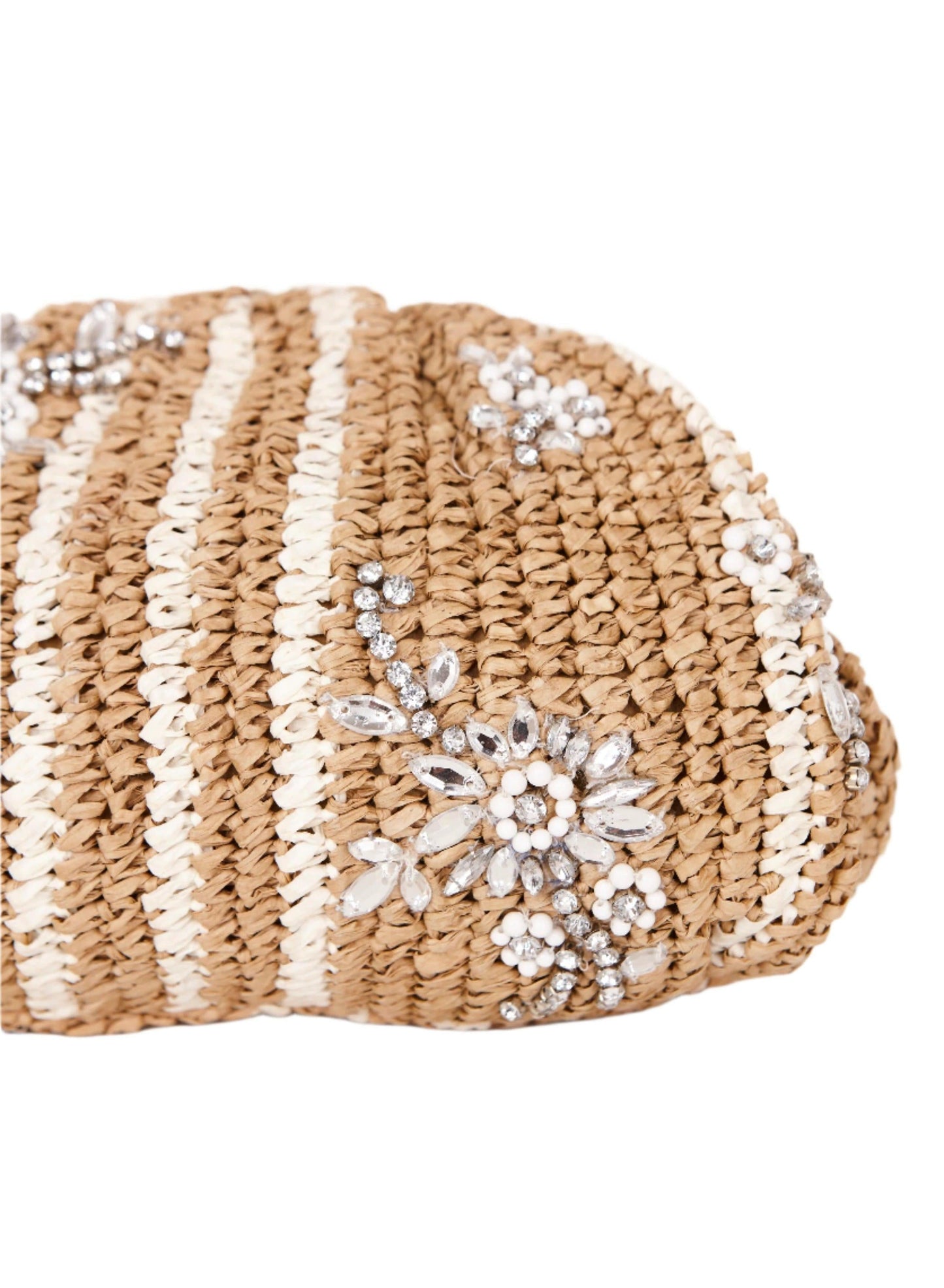 Clutch 670301 Alora Raffia Nat-Ecru