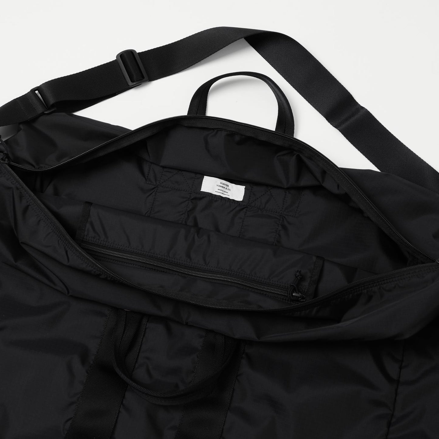 Porter-Yoshida & Co. Large Flex 2-Way Duffle Bag - Black