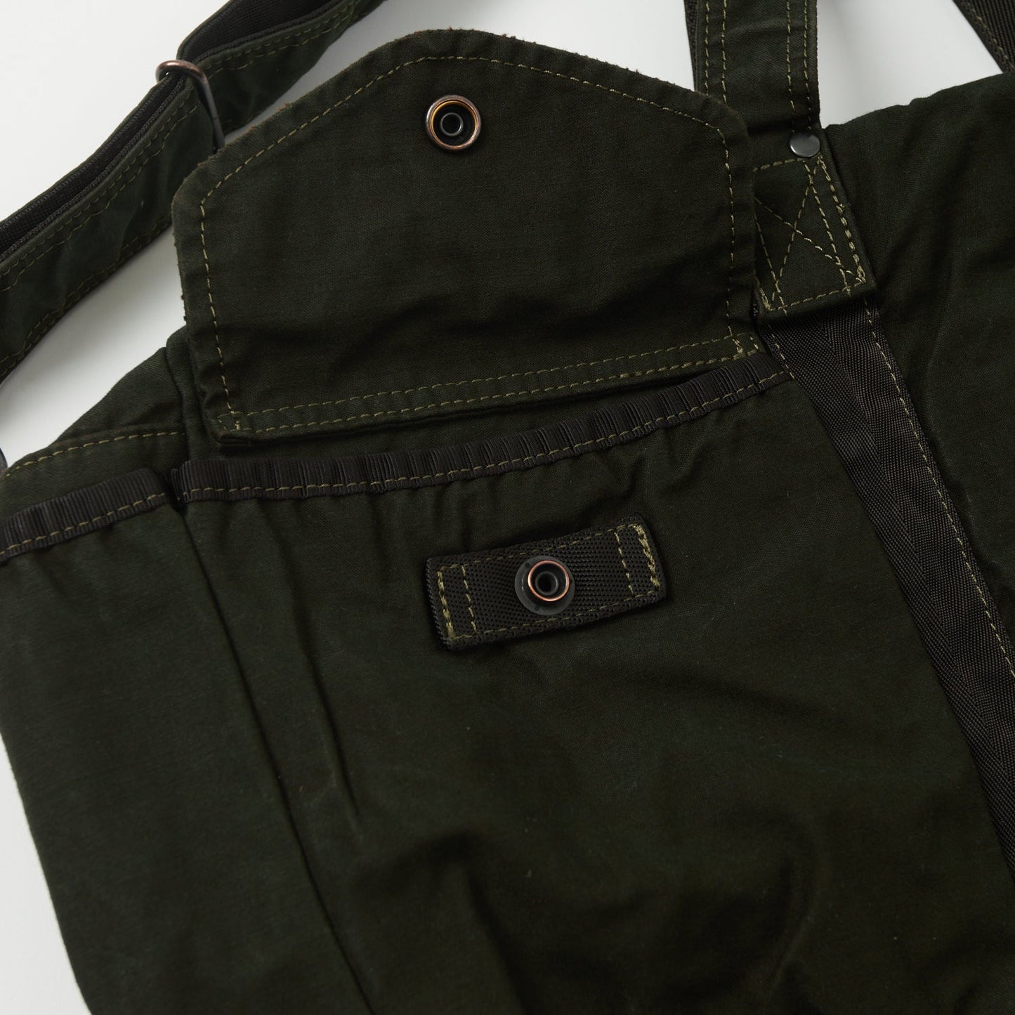 Porter-Yoshida & Co. Small Crag 2-Way Boston Bag - Khaki