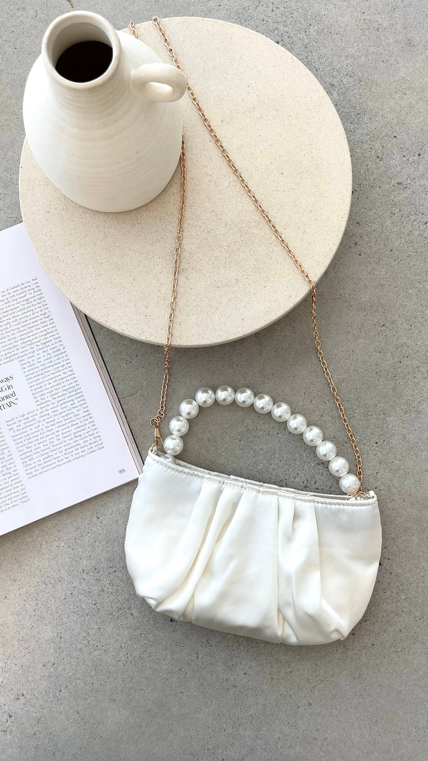 Hepburn Purse - Ivory