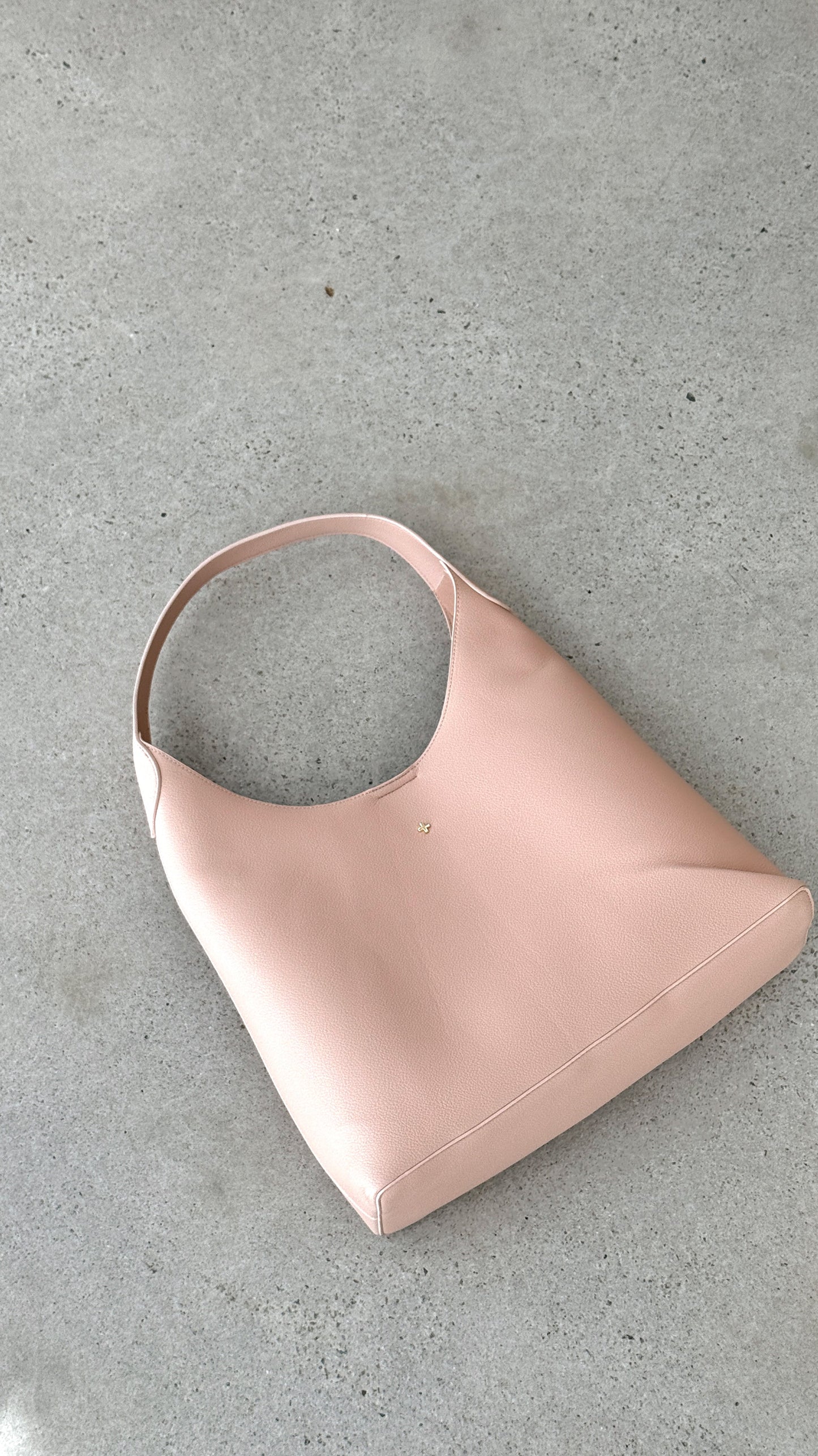 Duke Hobo Bag - Nude PU