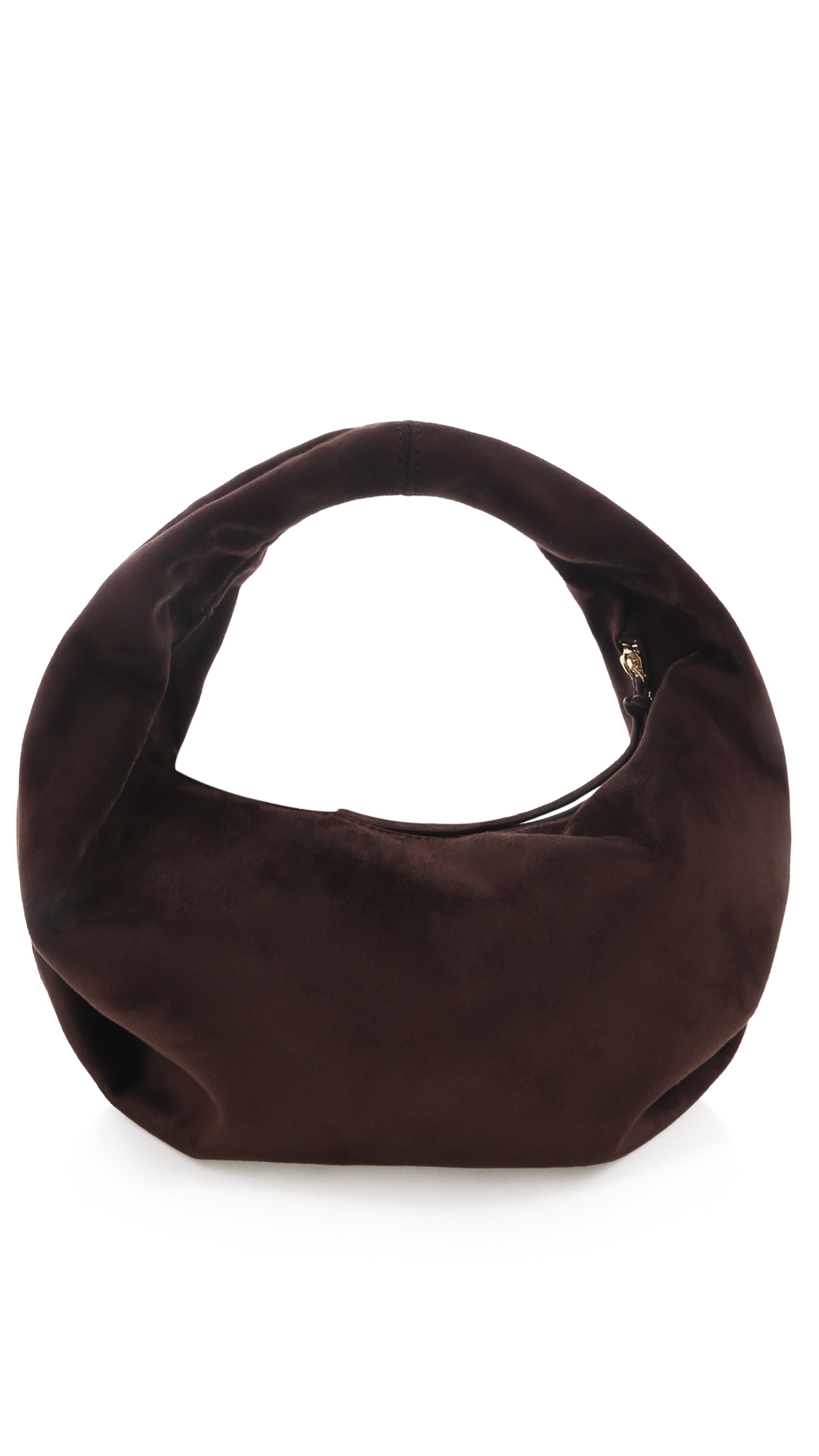Renee Shoulder Bag - Chocolate Suede