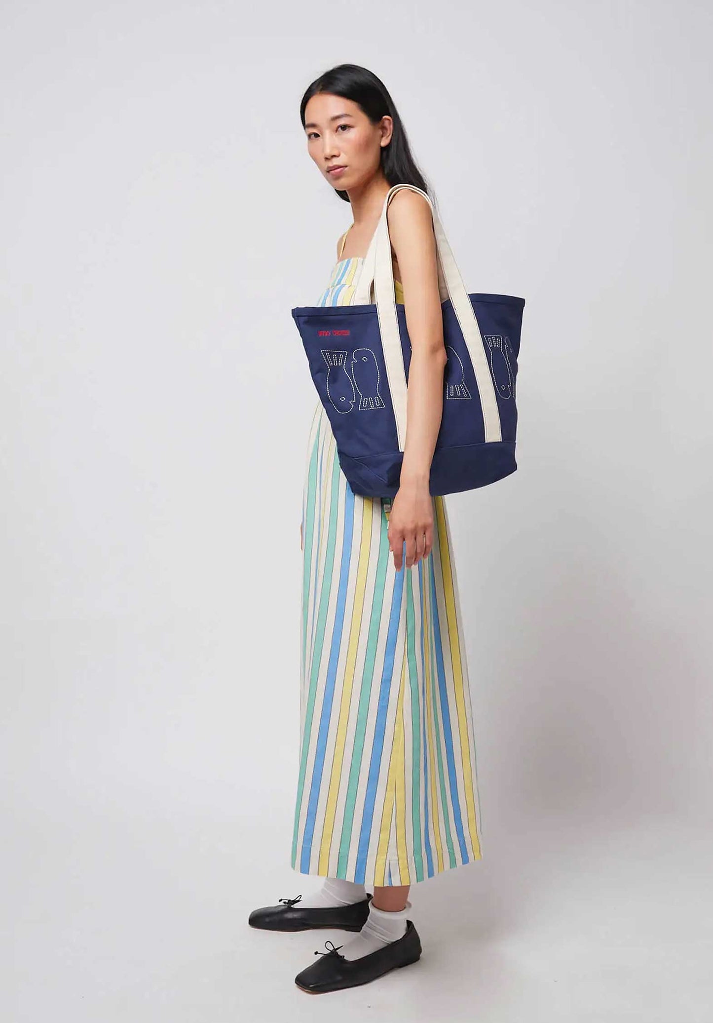 Tote Bag Lucky Fis 125ak005 Navy-Blue