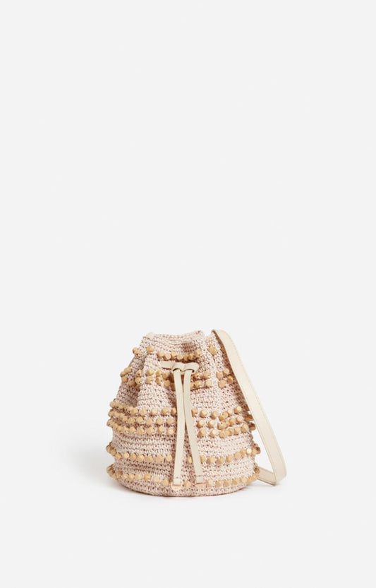 Raffia Sac Bourse 5eve34-v40769 Ecru