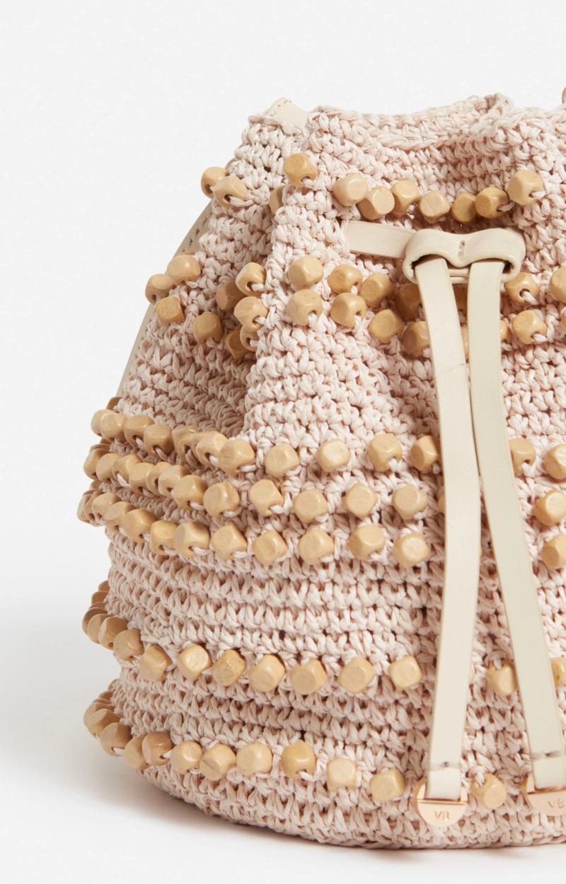 Raffia Sac Bourse 5eve34-v40769 Ecru