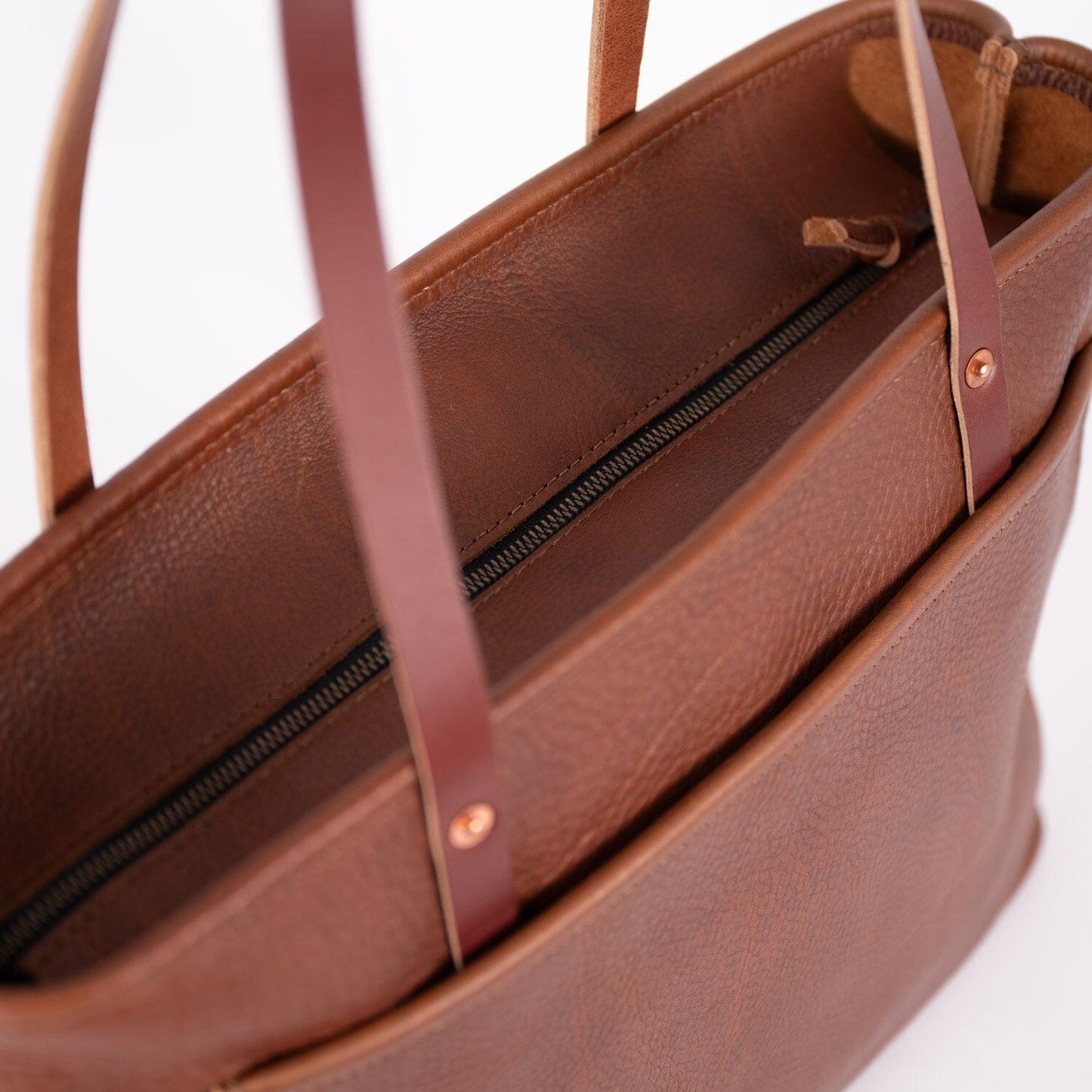AVERY LEATHER TOTE BAG - LARGE - DELUXE