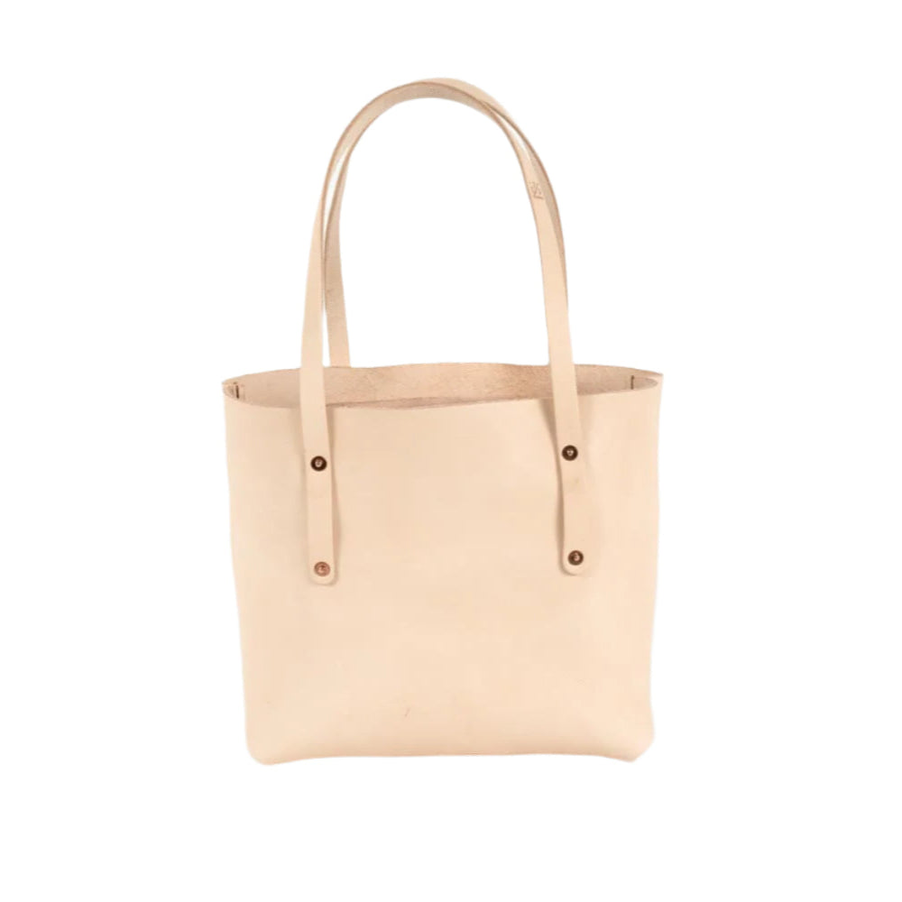 AVERY LEATHER TOTE BAG - MEDIUM - NATURAL VEG TAN