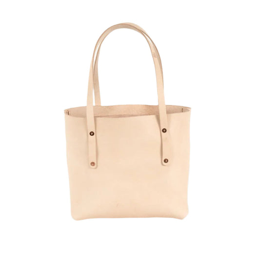 AVERY LEATHER TOTE BAG - MEDIUM - NATURAL VEG TAN