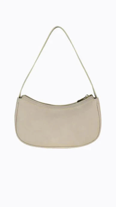 Dixiee Shoulder Bag - Beige Suede