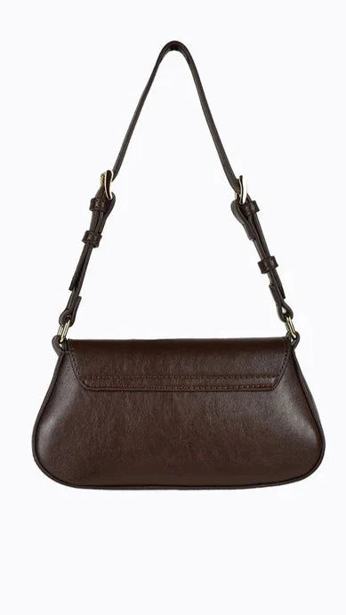 Nikki Shoulder Bag - Choc Crinkle