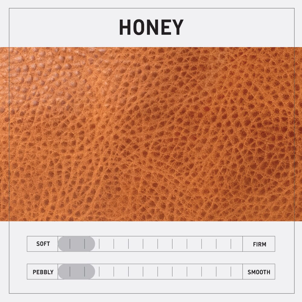 AVERY LEATHER TOTE BAG - MINI CROSSBODY - HONEY