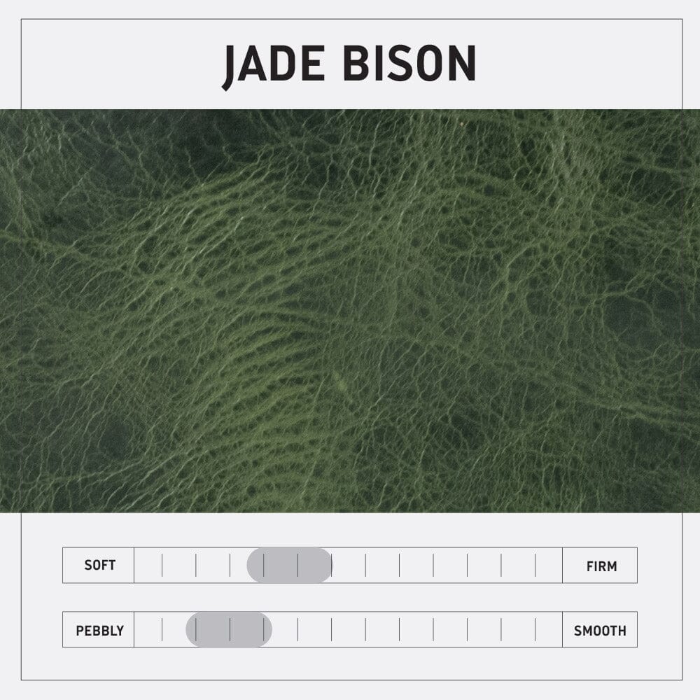 AVERY LEATHER TOTE BAG - LARGE - JADE BISON