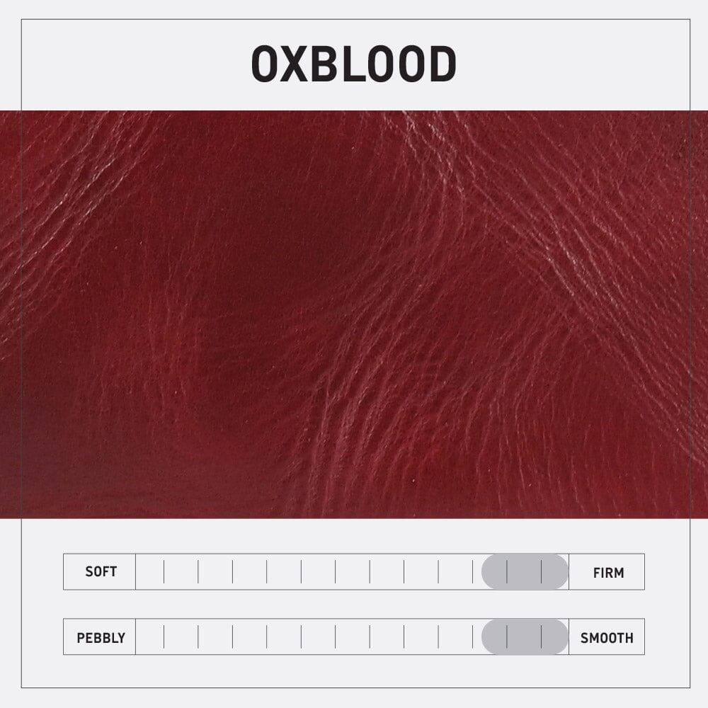 AVERY LEATHER TOTE BAG - SLIM LARGE - OXBLOOD